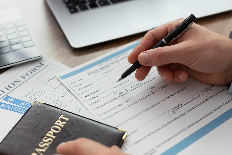 application form paper