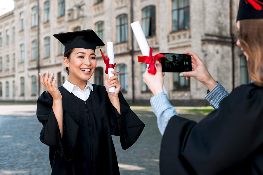 graduation girl